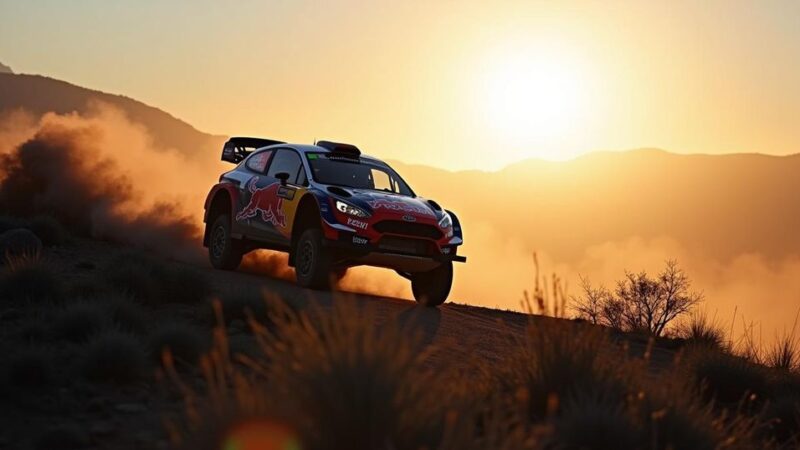 Evans Takes Control of Rally Chile After Ogier’s Wheel Change