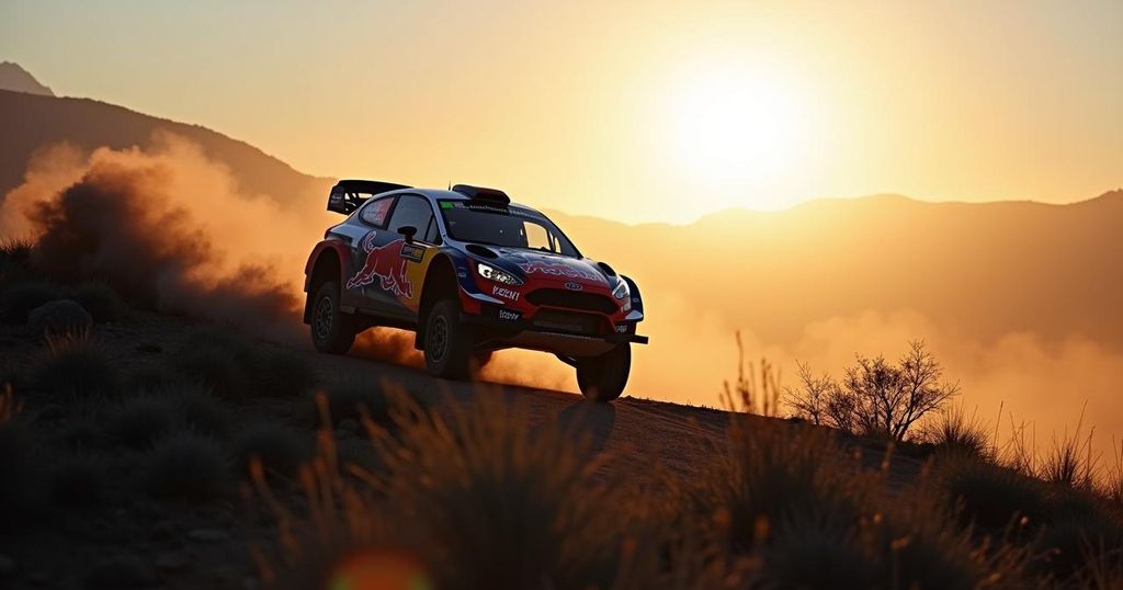 Evans Takes Control of Rally Chile After Ogier’s Wheel Change