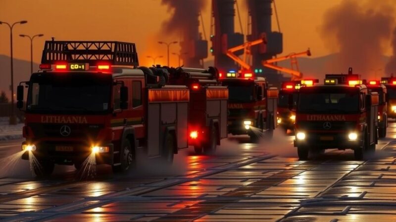 Lithuania’s Donation of Fire Engines to Ukraine Incites Controversy Over Sovereign Rights and Sanctions