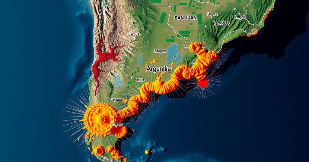 Magnitude 5.7 Earthquake Hits San Juan, Argentina, Reports EMSC