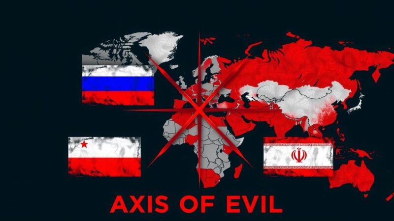 Emerging Axis of Evil: The Unsettling Coalition of China, Russia, North Korea, and Iran