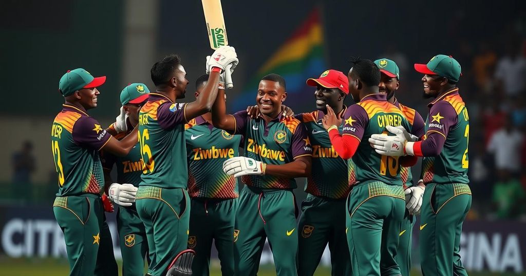 Zimbabwe Sets New T20I Record with 344 Runs Against Gambia