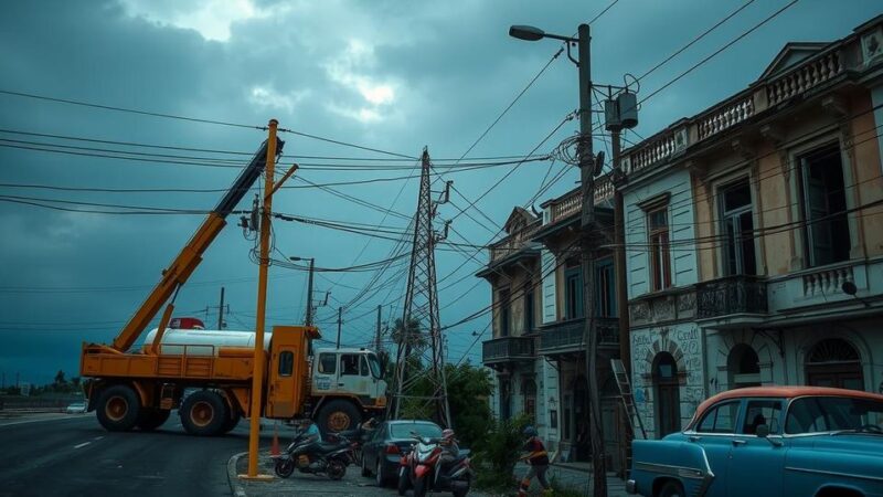 Restoration of Power in Cuba Following Tropical Storm Oscar: Challenges and Progress