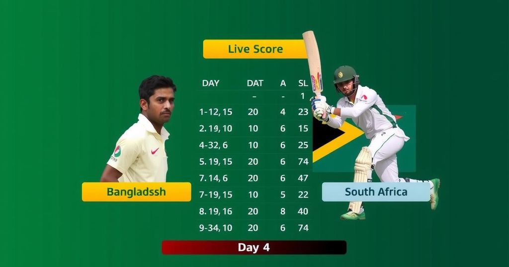 Bangladesh vs South Africa 1st Test: Day 4 Preview and Recap