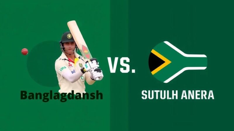 Bangladesh vs South Africa 1st Test: Live Streaming Details and Key Information