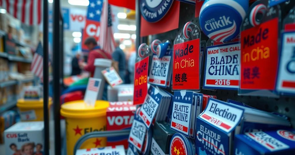 The Impact of Foreign-Made Election Merchandise on American Politics and Economy