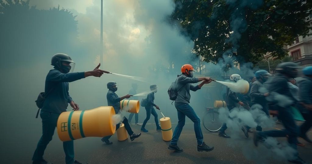 Tensions Escalate in Mozambique as Police Confront Opposition Leader with Tear Gas