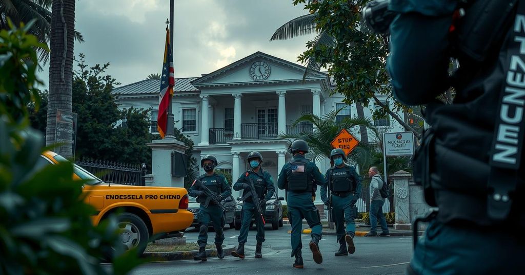 Venezuelan Security Forces Surround Argentine Embassy Amidst Political Tensions