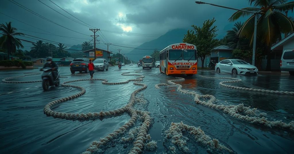 Tropical Storm Toraji Causes Major Flooding in the Philippines