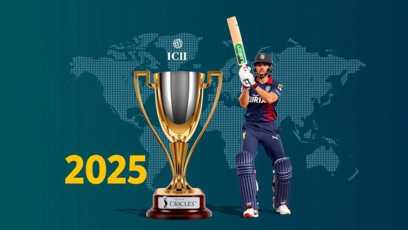 ICC Launches Global Trophy Tour for Men’s Champions Trophy 2025