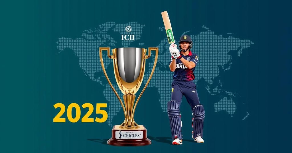 ICC Launches Global Trophy Tour for Men’s Champions Trophy 2025