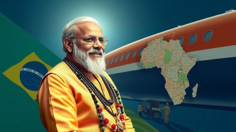 PM Narendra Modi Sets Off on Historic Tour to Nigeria, Brazil, and Guyana