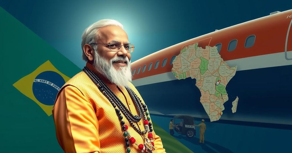 PM Narendra Modi Sets Off on Historic Tour to Nigeria, Brazil, and Guyana