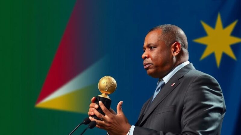 Seychelles’ President Wavel Ramkalawan to Receive Prestigious Africa Freedom Prize