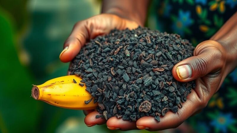 Innovative Biochar Production from Banana Peels Addresses Deforestation in Cameroon