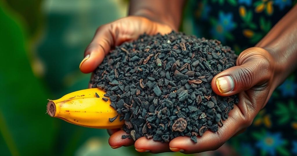 Innovative Biochar Production from Banana Peels Addresses Deforestation in Cameroon