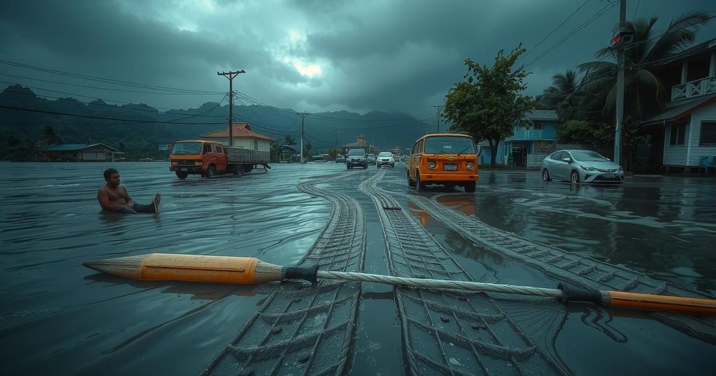 Severe Flooding in the Philippines Caused by Tropical Storm Toraji