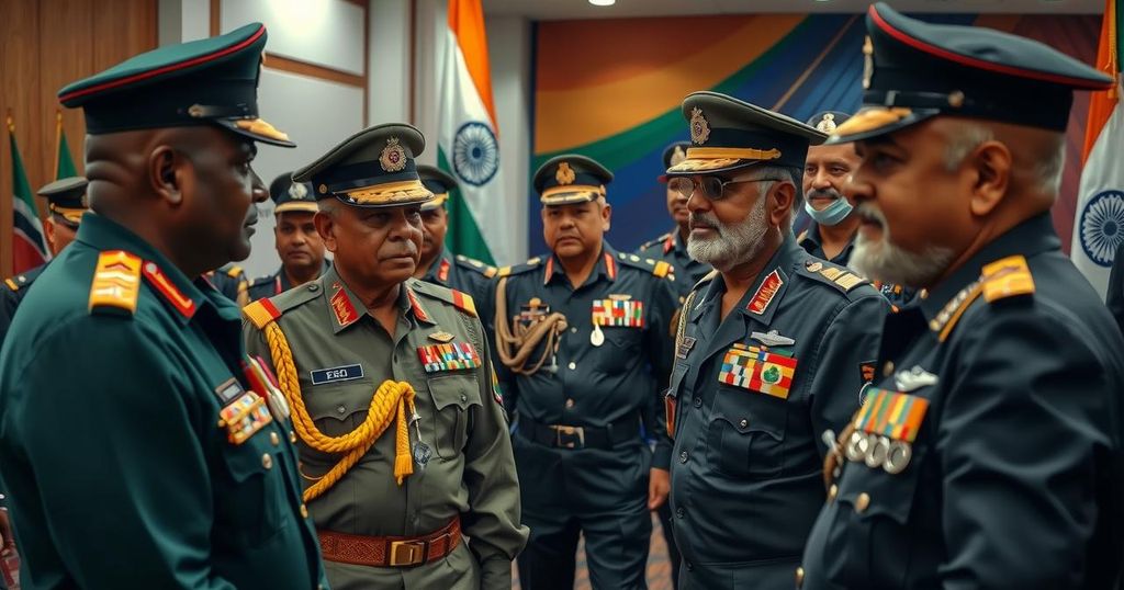 Strengthening Defence Ties: Guyana’s Chief of Defence Staff Engages with Indian Military Leaders