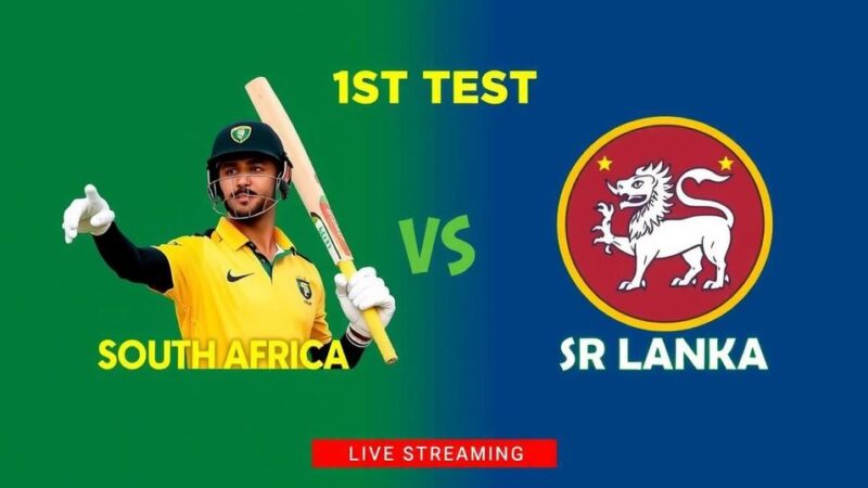 South Africa vs Sri Lanka 1st Test: Schedule, Teams, and Viewing Options