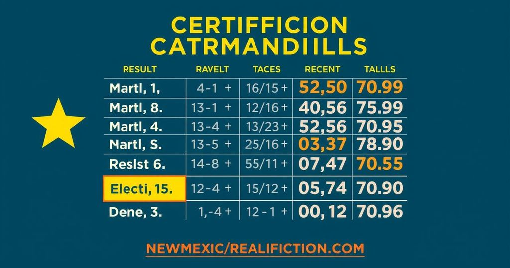 New Mexico Certifies Election Results and Orders Automatic Recounts