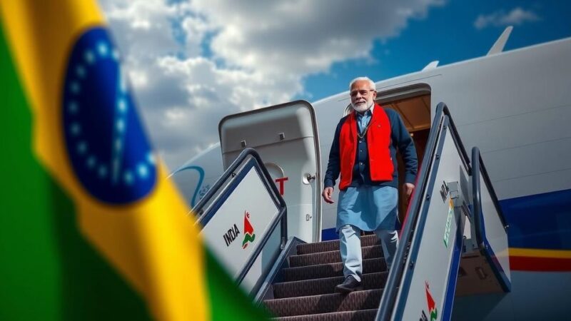 Prime Minister Narendra Modi Arrives in Brazil for G20 Summit