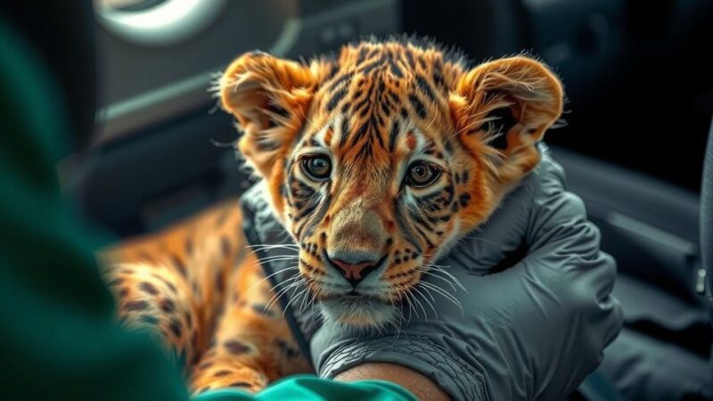 Animal Rescuers Safeguard Lion Cub from Conflict in Lebanon to South Africa