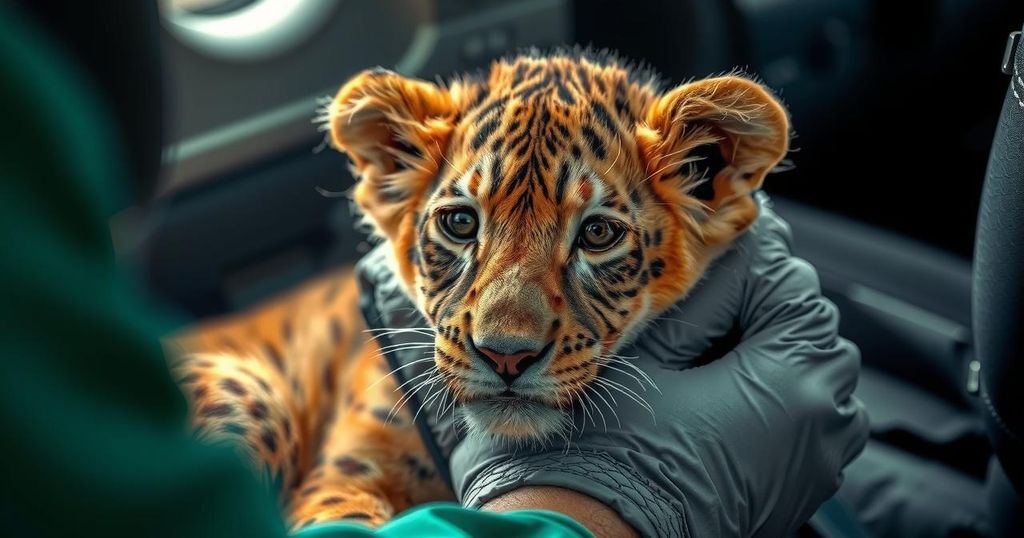 Animal Rescuers Safeguard Lion Cub from Conflict in Lebanon to South Africa