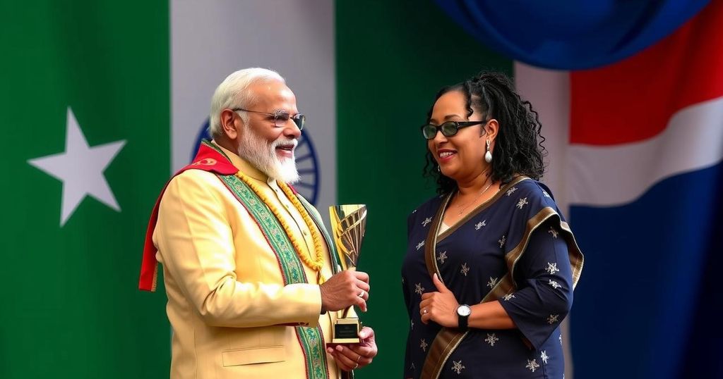 PM Modi Honored with Top Awards by Guyana and Dominica for Pandemic Contributions