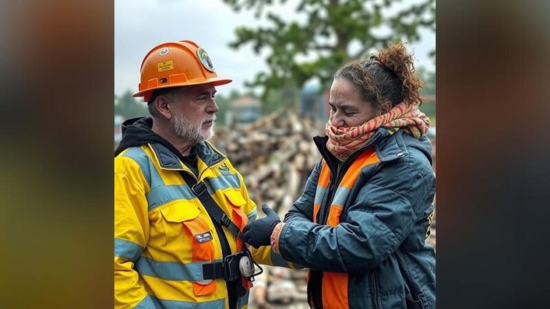 Gratitude Expressed by Rescued Woman Post-Hurricane Milton Flood