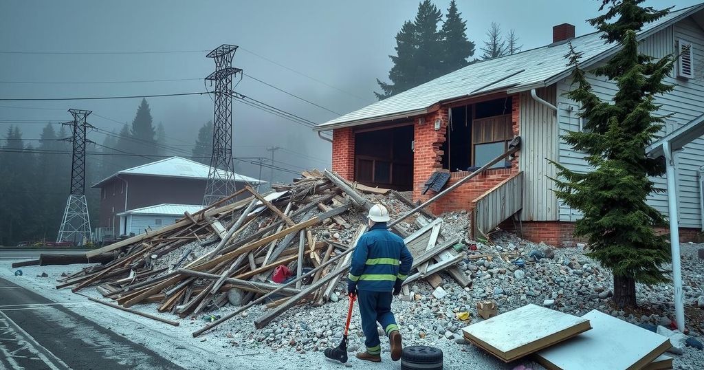 Severe Earthquake Strikes Humboldt, California: Damage and Emergency Response