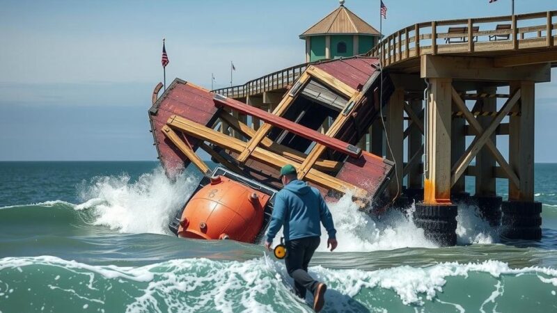 Three Individuals Rescued After Santa Cruz Wharf Collapse Amid Major Storm