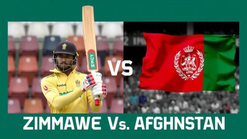 Live Updates: Zimbabwe vs Afghanistan Cricket Match 2024/2025