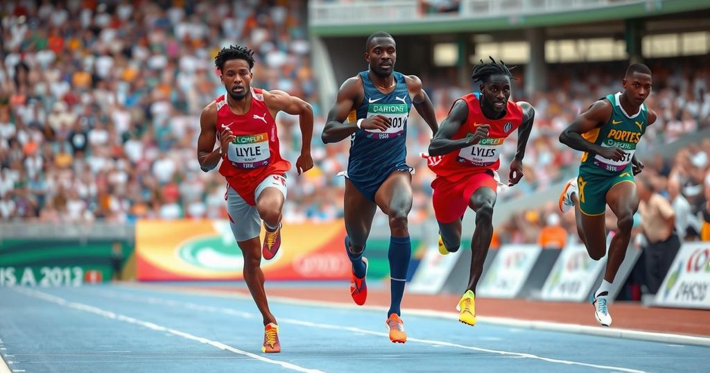 Paris 2024 Athletics: Lyles and Knighton Advance, De Grasse Eliminated