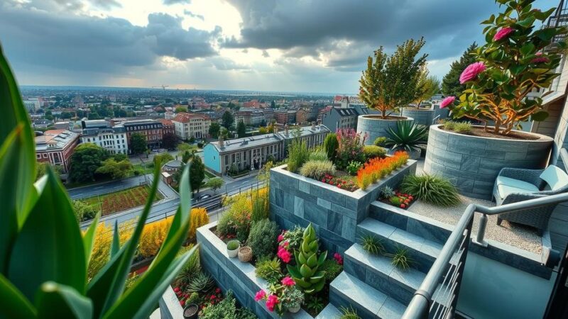 Enhancing Urban Climate Resilience through Terrace and Balcony Gardens