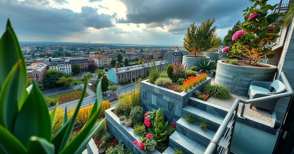 Enhancing Urban Climate Resilience through Terrace and Balcony Gardens