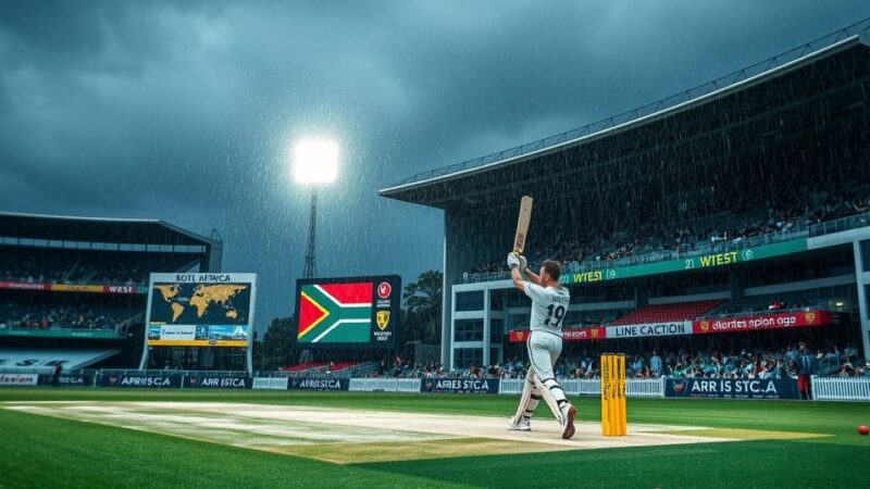 Rain Disrupts Day 3 Play in 1st Test Match Between South Africa and Pakistan