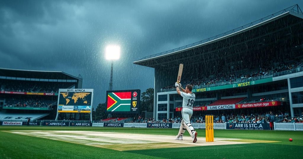 Rain Disrupts Day 3 Play in 1st Test Match Between South Africa and Pakistan