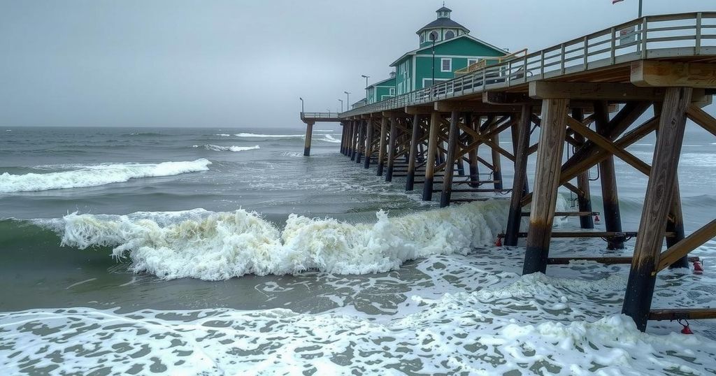 Major Storm Affects California’s Central Coast, Resulting in Death and Pier Collapse