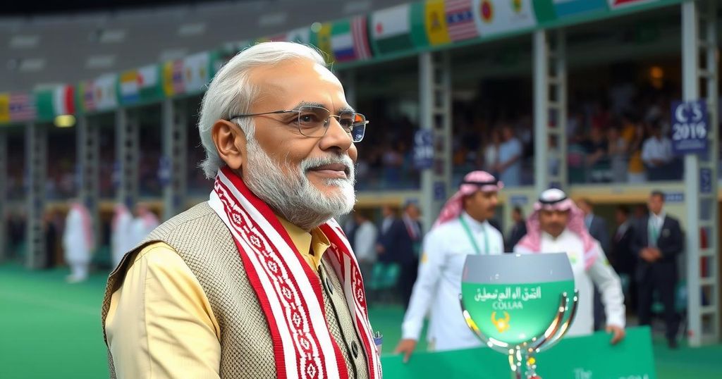 PM Narendra Modi’s Historic Visit to Kuwait for Arabian Gulf Cup Opening