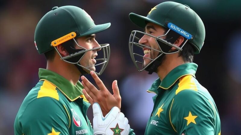 Pakistan and South Africa Players Engage in Heated Verbal Dispute During Test Match