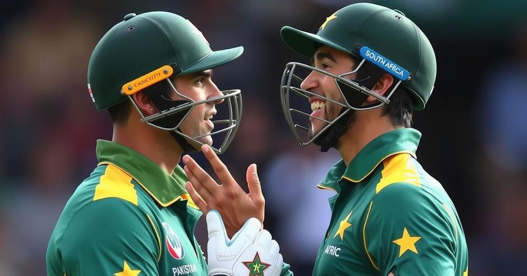 Pakistan and South Africa Players Engage in Heated Verbal Dispute During Test Match