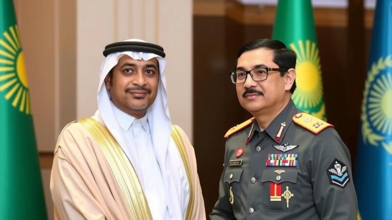 Sheikh Mansour bin Zayed Al Nahyan Engages with Kazakhstan Defence Minister