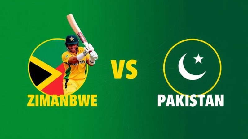 Zimbabwe vs Pakistan: Live Coverage of 1st T20I on December 1, 2024