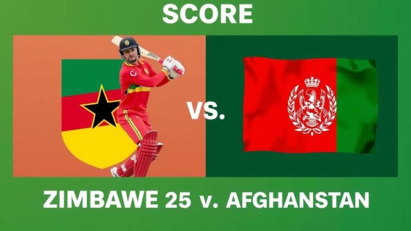 Zimbabwe vs Afghanistan: 1st T20I Match Preview and Details