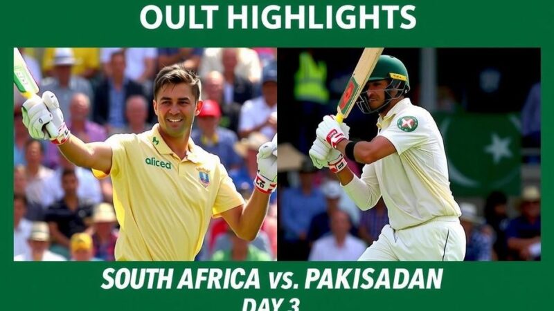 Day 3 Highlights: South Africa vs Pakistan 1st Test at Centurion