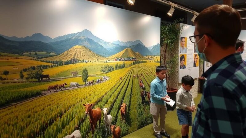 Italian Ambassador Inaugurates ‘Childhood and Rural Education’ Exhibition in Ecuador