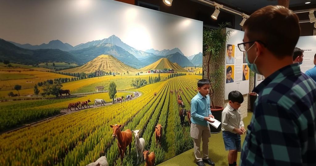 Italian Ambassador Inaugurates ‘Childhood and Rural Education’ Exhibition in Ecuador