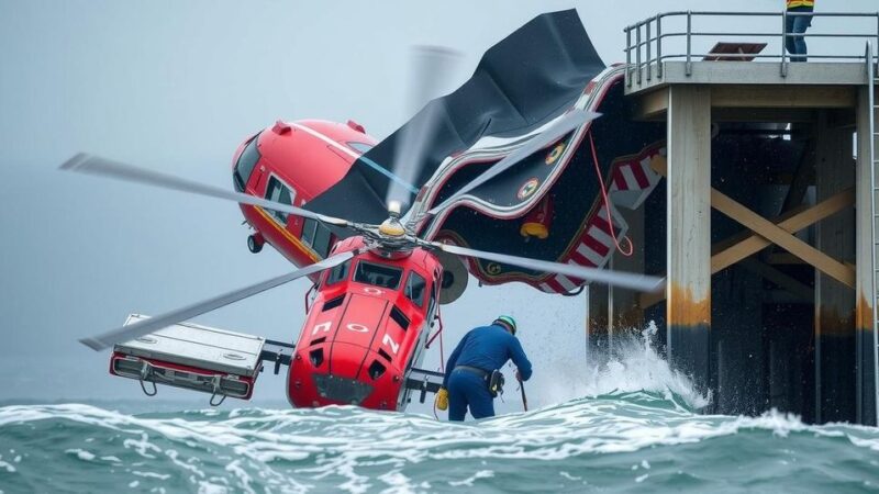 Rescue Operations After Pier Collapse Amid Major Pacific Storm in California