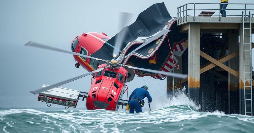 Rescue Operations After Pier Collapse Amid Major Pacific Storm in California