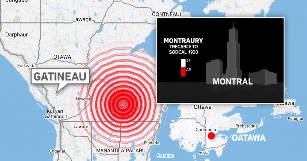 4.1 Magnitude Earthquake Near Maniwaki Felt Across Gatineau, Ottawa, and Montreal